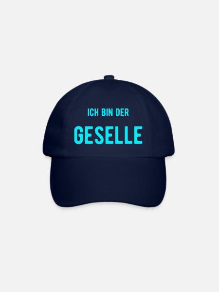 ich bin der Geselle - Baseballkappe - Blau/Blau