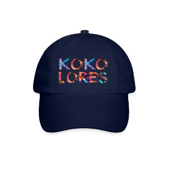 Kokolores – Buntes Statement für kreativen Unsinn - Baseballkappe - Blau/Blau - Vorne