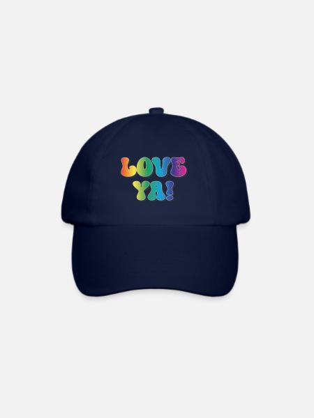 Love You - Baseballkappe - Blau/Blau