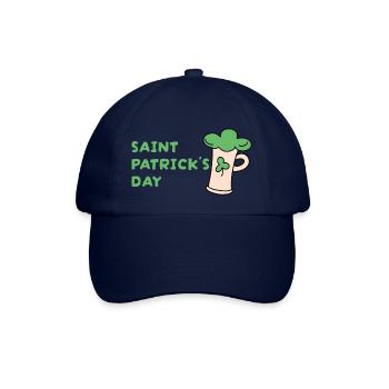 St. Patricks Tag - Baseballkappe - Blau/Blau - Vorne