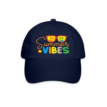 Summer Vibes - Baseballkappe - Blau/Blau - Vorne