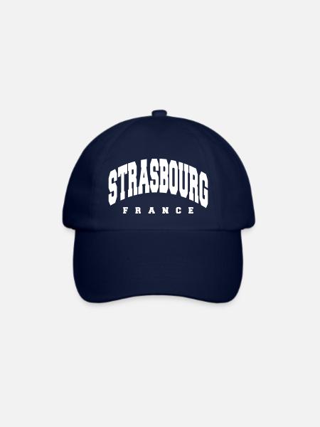 Strasbourg - Baseballkappe - Blau/Blau