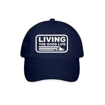 spreadshirtdesign 20 - Baseballkappe - Blau/Blau - Vorne