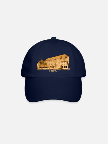 Bochum Rathaus Ruhrgebiet Nordrhein-Westfalen - Baseballkappe - Blau/Blau
