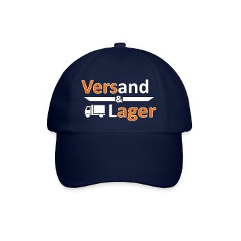 Versand und Lager - Versager-Arbeit Humor Vers.3 - Baseballkappe - Blau/Blau - Vorne