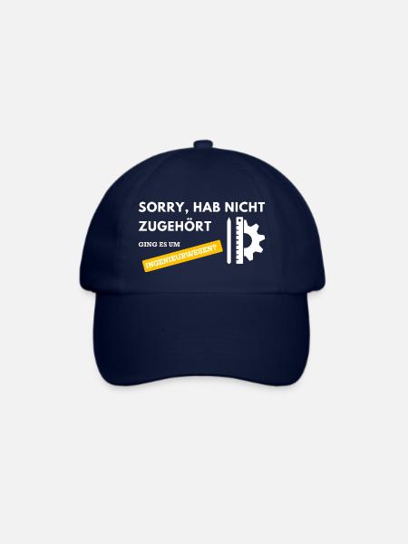 Sorry hab nicht zugehört ging es um Ingenieurwesen - Baseballkappe - Blau/Blau