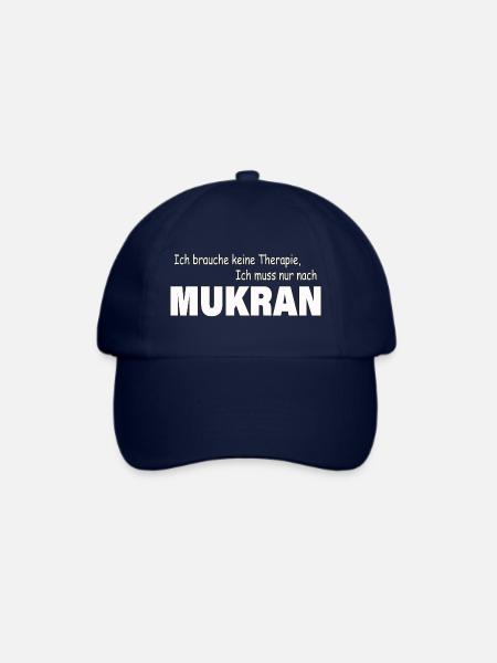 Therapie MUKRAN - Baseballkappe - Blau/Blau