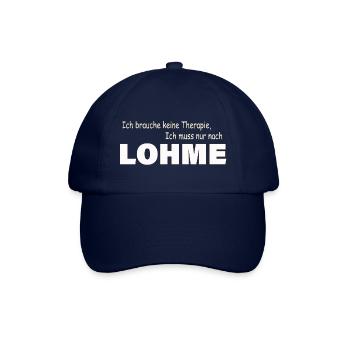 Therapie LOHME - Baseballkappe - Blau/Blau - Vorne