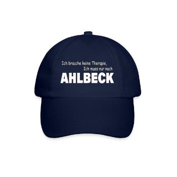 Therapie AHLBECK - Baseballkappe - Blau/Blau - Vorne