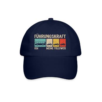 Busfahrer Linienbus Führungskraft Follower Bus - Baseballkappe - Blau/Blau - Vorne