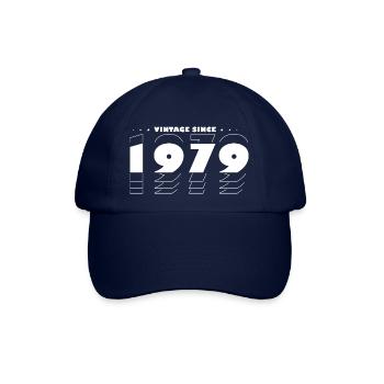 Vintage Retro Best of 1979, zur Feier des 46-jährigen Bestehens - Baseballkappe - Blau/Blau - Vorne