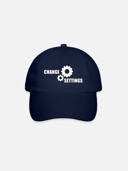 CHANGE SETTINGS - Baseballkappe - Blau/Blau