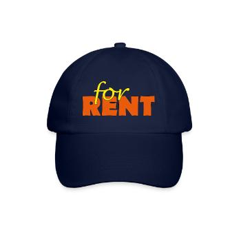 FOR RENT - Baseballkappe - Blau/Blau - Vorne