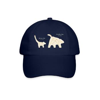 Großer Bär und kleiner Bär Sternbilder - Baseballkappe - Blau/Blau - Vorne