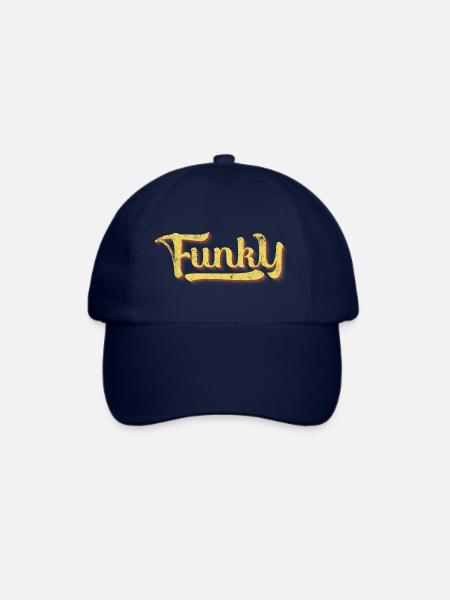 Funky Retro - Baseballkappe - Blau/Blau