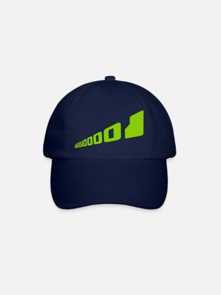 Binär Code Programm Sprache - Baseballkappe - Blau/Blau