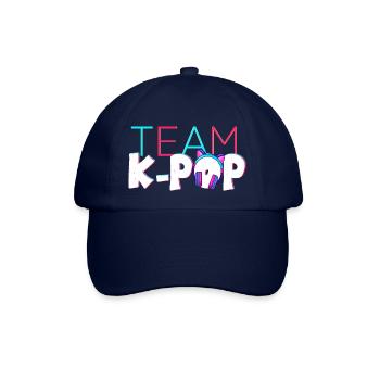 Team K-Pop Koreanische Popmusik Kpop - Baseballkappe - Blau/Blau - Vorne
