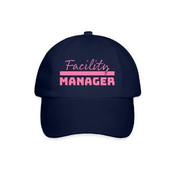 Tshirt Facility Manager rosa - Baseballkappe - Blau/Blau - Vorne