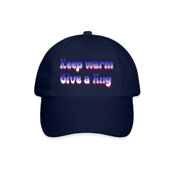 Gib eine Umarmung - Baseballkappe - Blau/Blau - Vorne