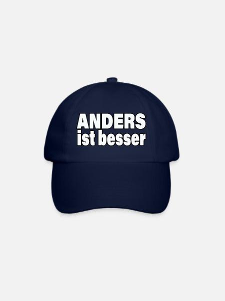 ANDERS IST BESSER - Baseballkappe - Blau/Blau
