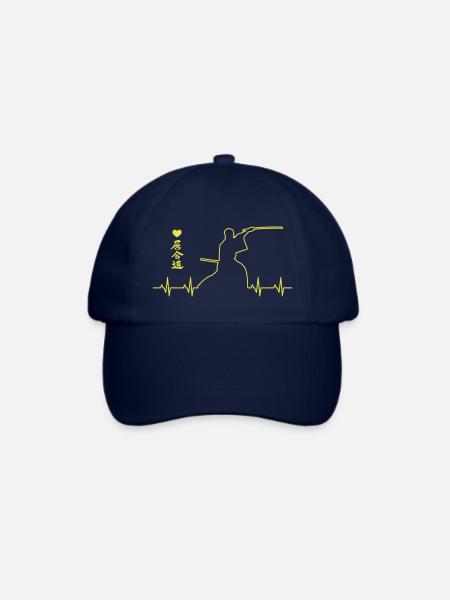 iaido - Baseballkappe - Blau/Blau