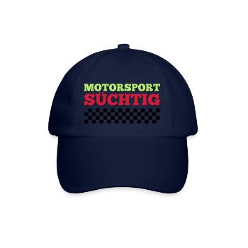 Motorsport Süchtig - Baseballkappe - Blau/Blau - Vorne