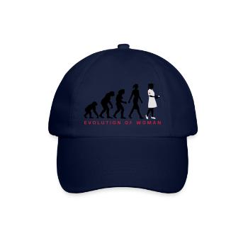 evolution_krankenschwester_122012_c_3c - Baseballkappe - Blau/Blau - Vorne