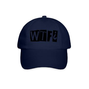 wtf - Baseballkappe - Blau/Blau - Vorne