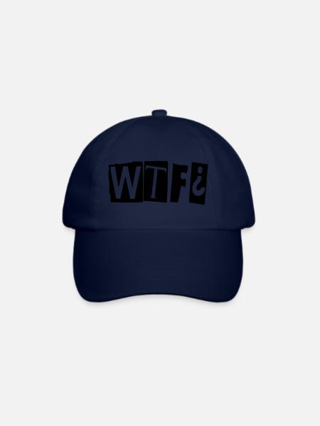 wtf - Baseballkappe - Blau/Blau