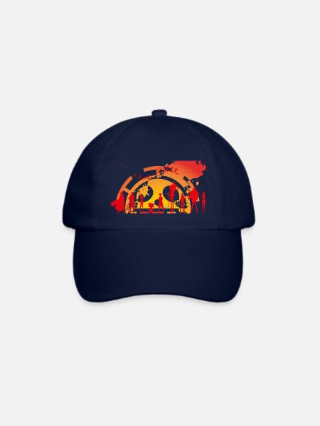 One Piece Rotes Logo - Baseballkappe - Blau/Blau