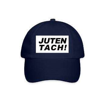 Guten Tag oder Juten Tach - Baseballkappe - Blau/Blau - Vorne