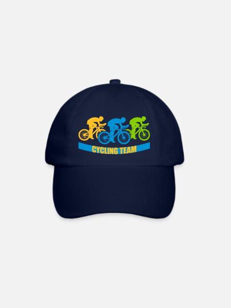 Cycling Team Fahrrad - Baseballkappe - Blau/Blau