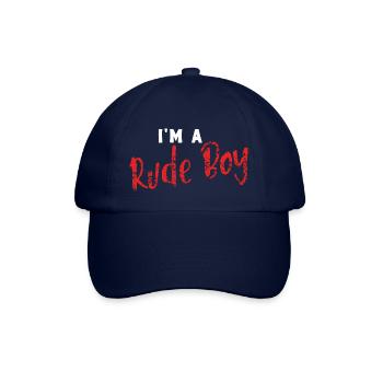 Frecher unartiger Junge lustige Geschenkidee - Baseballkappe - Blau/Blau - Vorne