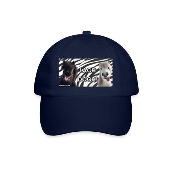 Lachen ist gesund! - Baseballkappe - Blau/Blau - Vorne