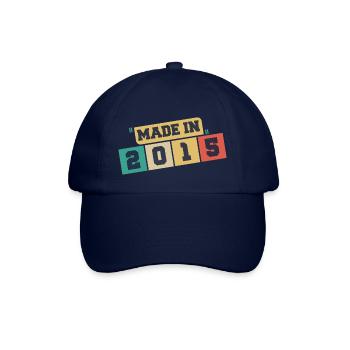 2015 Jubiläum 2015 Jahrgang 2015 Jubiläum - Baseballkappe - Blau/Blau - Vorne