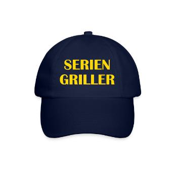 Seriengriller - die Lizenz zum Grillen Grillchef - Baseballkappe - Blau/Blau - Vorne