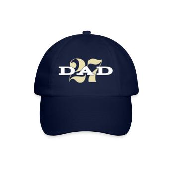 Dad Established 2027 Vater Papa Vatertag - Baseballkappe - Blau/Blau - Vorne