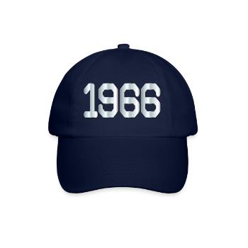 Geburtstag 1966 - Baseballkappe - Blau/Blau - Vorne