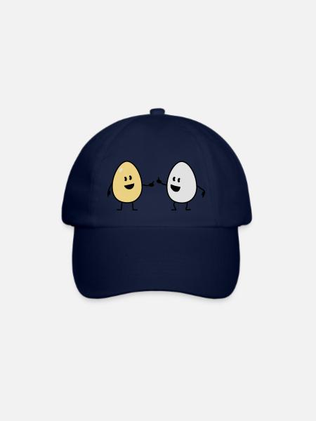 eggs - Baseballkappe - Blau/Blau