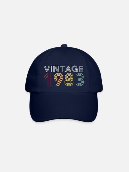 Jahrgang 1983 - Baseballkappe - Blau/Blau