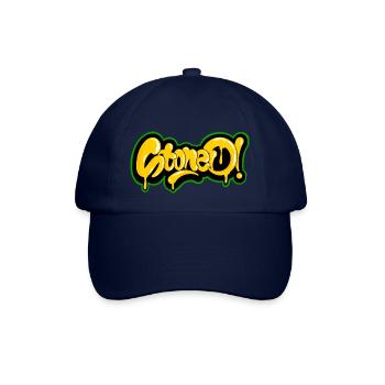 Stoned - Baseballkappe - Blau/Blau - Vorne