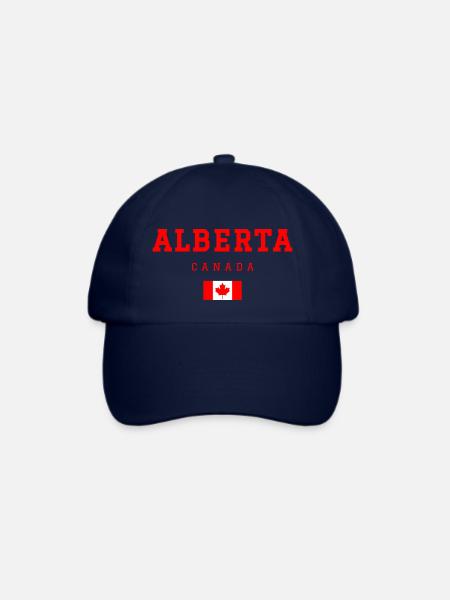 Alberta Kanada - Baseballkappe - Blau/Blau