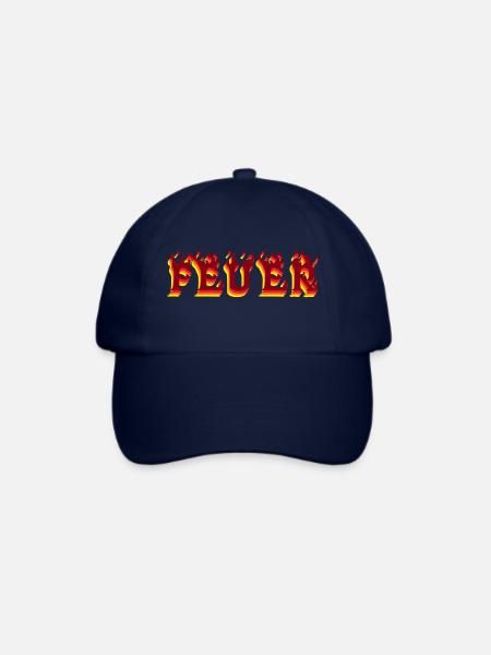feuer - Baseballkappe - Blau/Blau