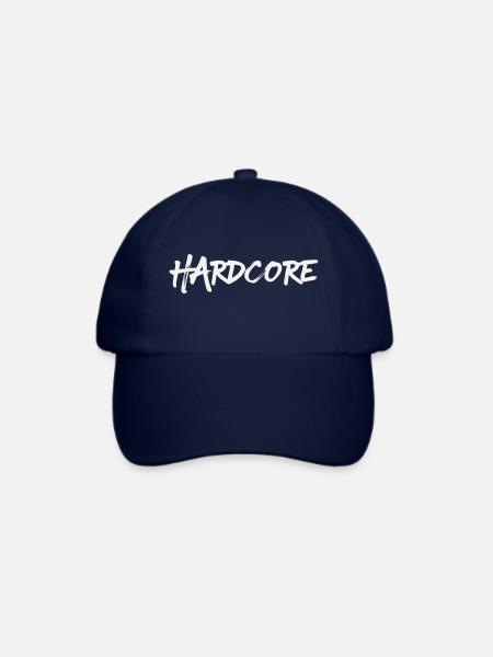 Hardcore, White Version-Two - Baseballkappe - Blau/Blau