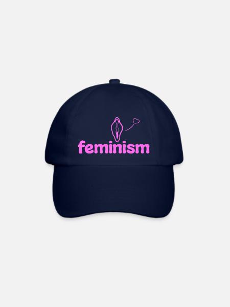 Feminismus - Baseballkappe - Blau/Blau