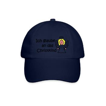 Ich glaube an das Christkind - Baseballkappe - Blau/Blau - Vorne