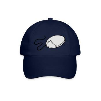 Computer mouse - Baseballkappe - Blau/Blau - Vorne