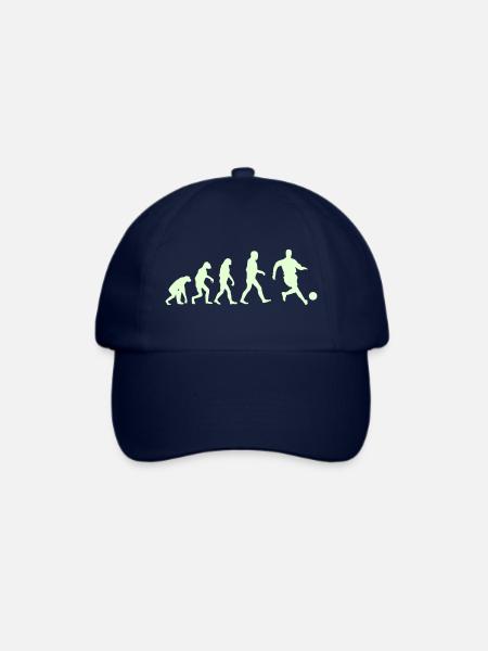 Football Evolution logo - Baseballkappe - Blau/Blau