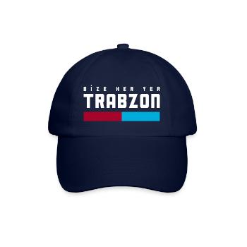 Bize her yer Trabzon - Baseballkappe - Blau/Blau - Vorne