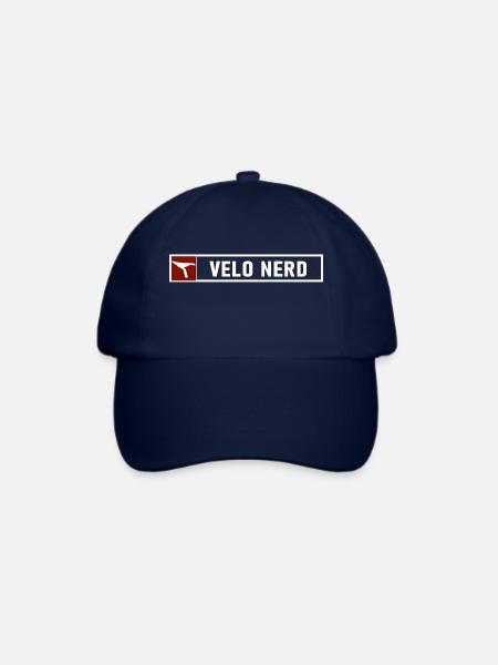 Velo Nerd - Baseballkappe - Blau/Blau